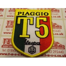 VESPA EMBROIDED SEW ON PATCH T5 SHIELD