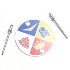 LAMBRETTA VESPA CUPPINI  BADGE 35MM