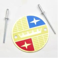 LAMBRETTA VESPA CUPPINI CAVALLI BADGE 35MM