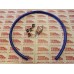 FUEL PIPE BY MOOSE RACING 1/4  (6.4mm) x 24" BLUE WITH IN LINE FILTER &CLIPS