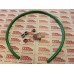 LAMBRETTA FUEL PIPE BY MOOSE RACING 1/4 (6.4mm) x 24" GREEN WITH IN LINE FILTER AND CLIPS