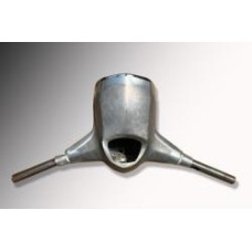 LAMBRETTA  LIS/TV 3 HEADSET PRE '65 CHROME RING TYPE WITH STAINLESS STEEL RIM