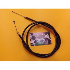 LAMBRETTA THROTTLE CABLE COMPLETE S3/GP IN BLACK FRICTION FREE