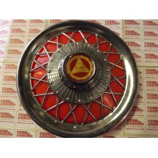 WHEEL COVER SPOKED -RED