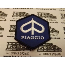 PIAGGIO HEX LOGO EMBROIDED SEW ON PATCH 