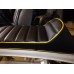 LAMBRETTA ANCILLOTTI "SPRINTER" SEAT SHORT -BLACK WITH YELLOW TRIM
